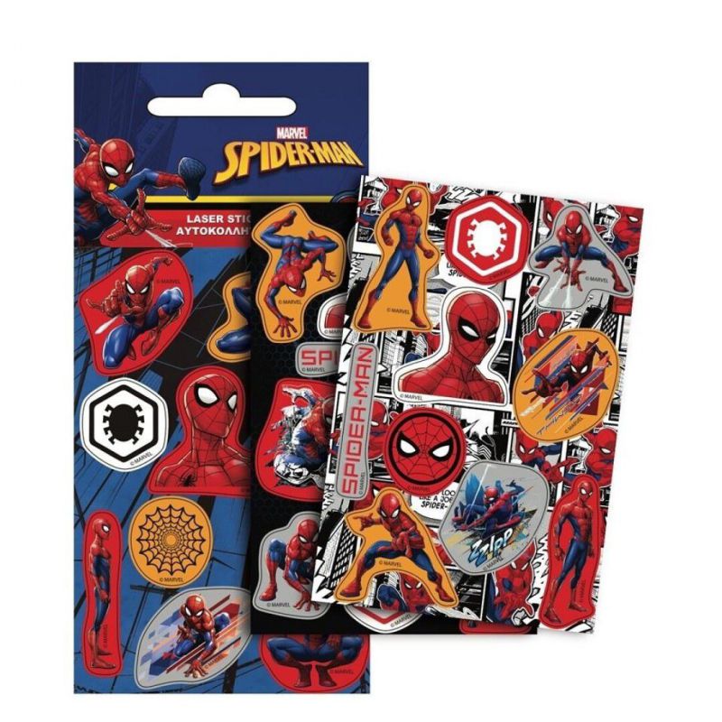Sticker Laser Spiderman  17 x 8.5cm