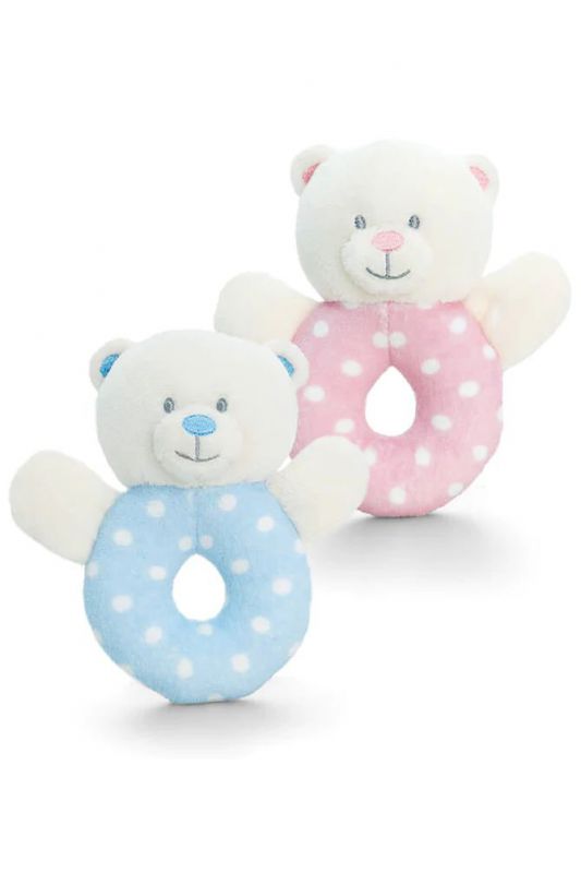 BEAR & PUPPY RATTLE 13 CM   EXP. 16 uds